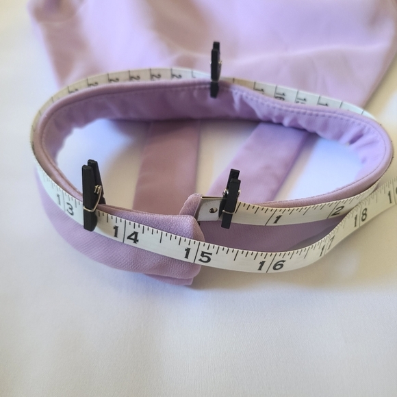 NWT DESSY DRESS HALTER MAXI DRESS WITH CRISS CROSS OPEN-BACK IN PALE PURPLE - Picture 6 of 10